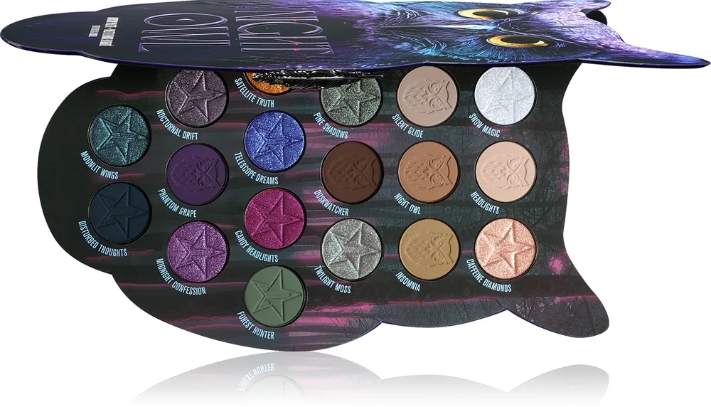 Jeffree Star Cosmetics Artisty Palette Night Owl luomiväripaletti 18x1 g