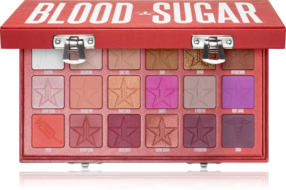 Jeffree Star Cosmetics Blood Sugar Øjenskygge palette 18x1,5 g