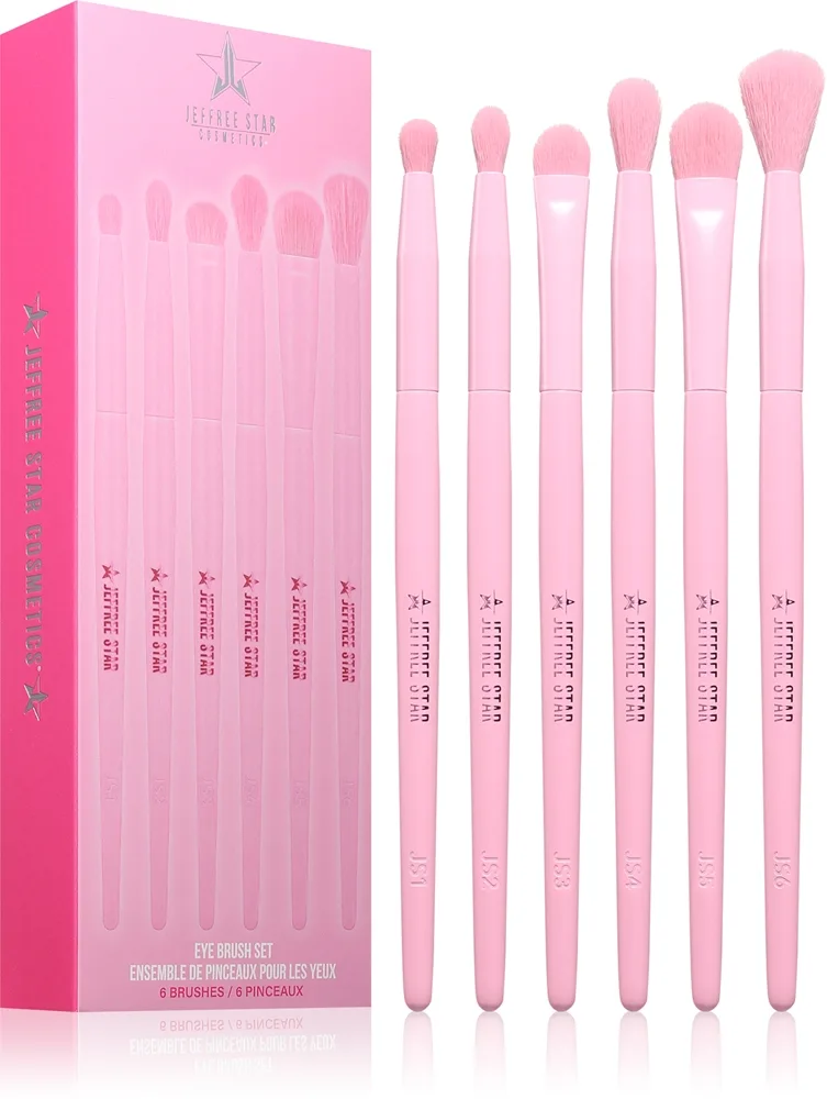 Jeffree Star Cosmetics Eye Brush Set børstesæt til øjenmakeup 6 stk