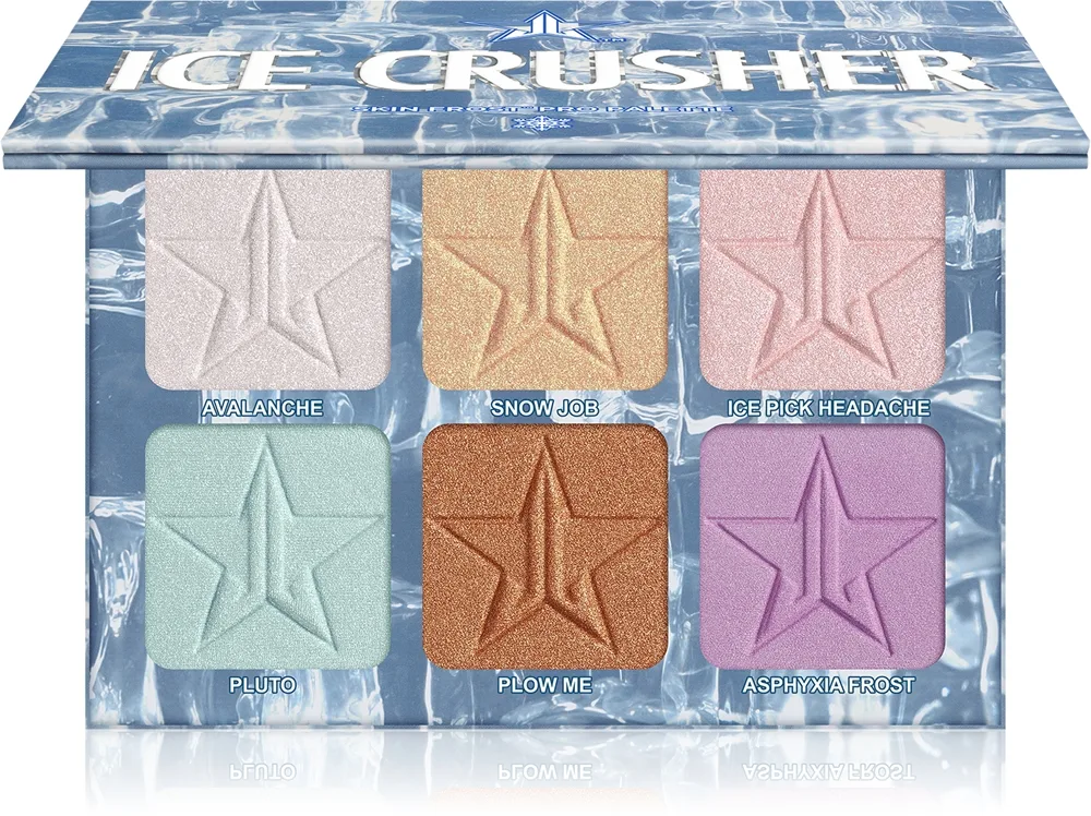 Jeffree Star Cosmetics Ice Crusher korostusväripaletti 6x7 g