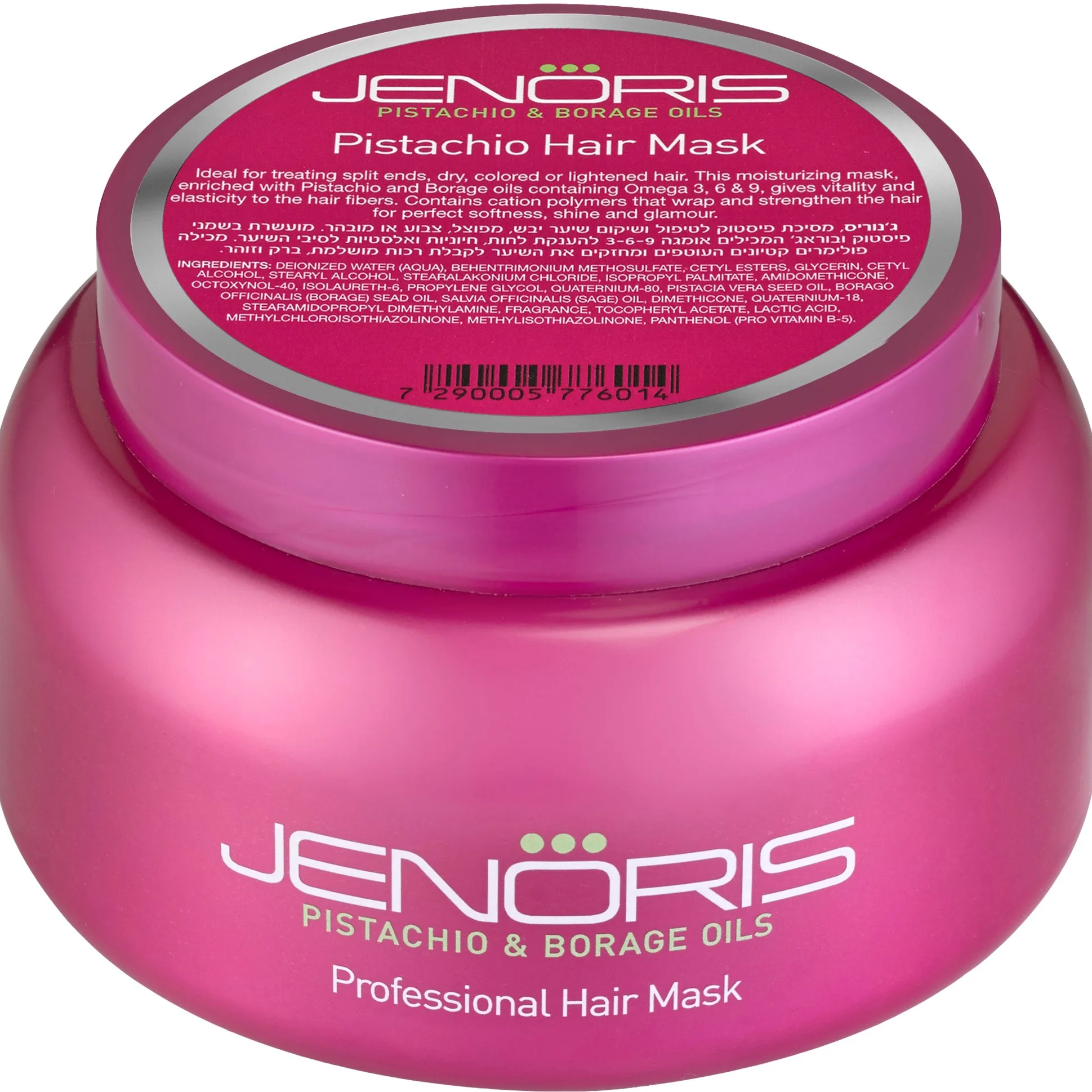 Jenoris Pistachio Hair Care Hair Mask 500 ml