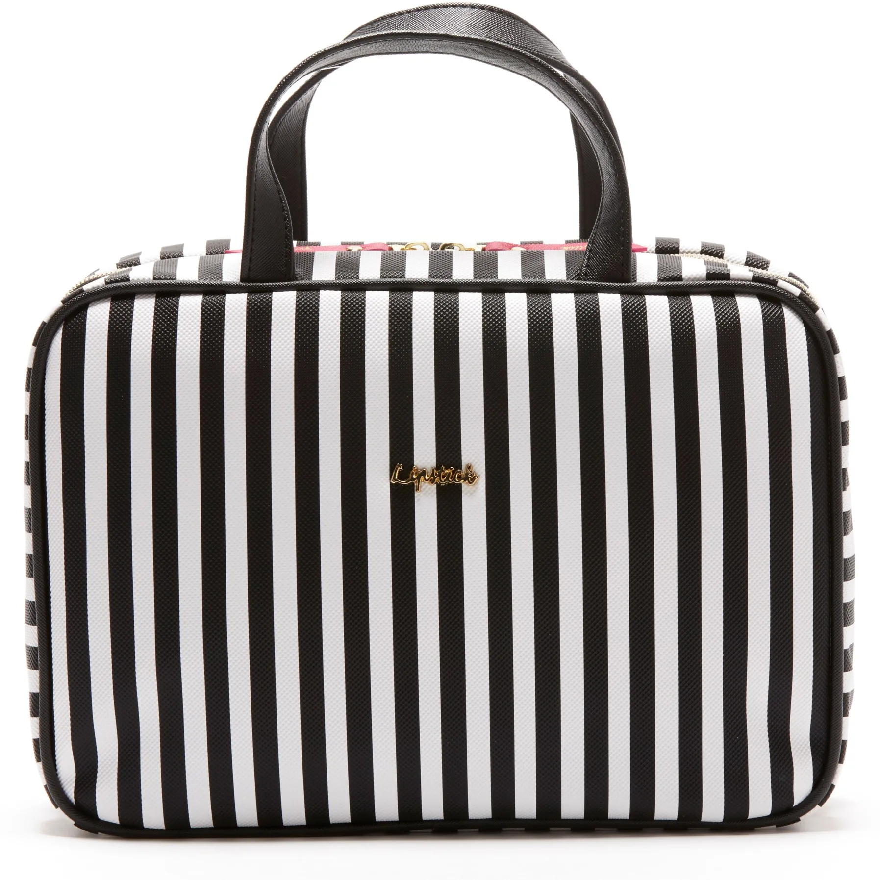 JJDK X-large Cosmetic Bag Black/white