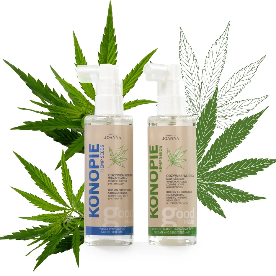 Joanna Cannabis vahvistava yrttiuutteita sisältävä hoitoaine herkälle hiuspohjalle 100 ml