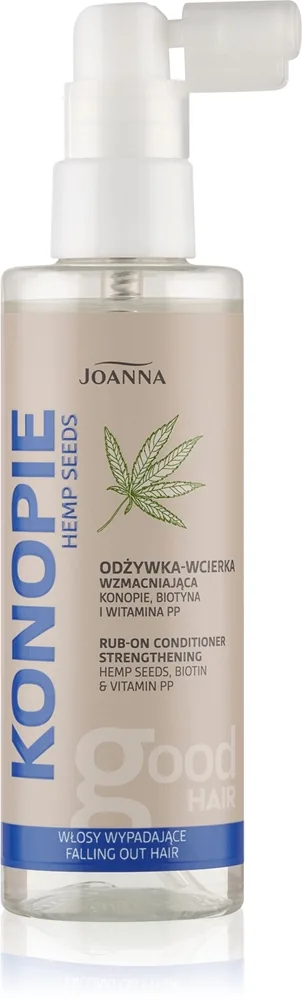 Joanna Cannabis Seed Rub - On Conditioner Spraybalsam til at behandle hårtab 100 ml