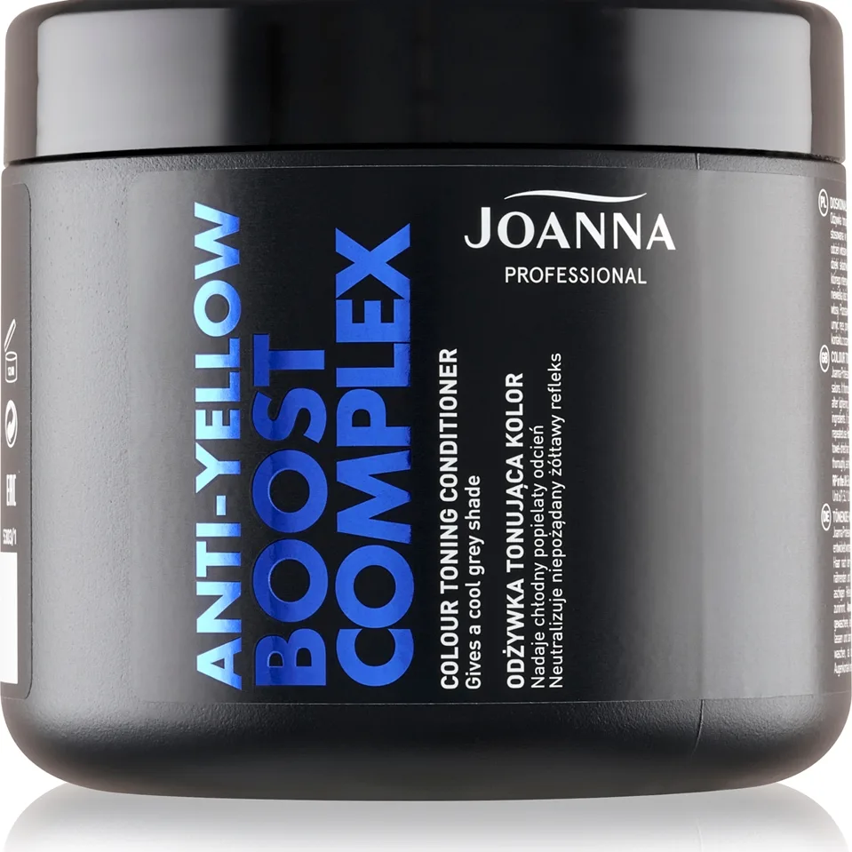 Joanna Professional Color Boost Complex elävöittävä hoitoaine vaaleille ja harmaille hiuksille 500 g