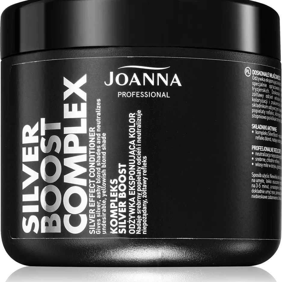 Joanna Silver Boost Complex violetti hoitoaine keltaisia sävyjä neutralisoiva 500 g