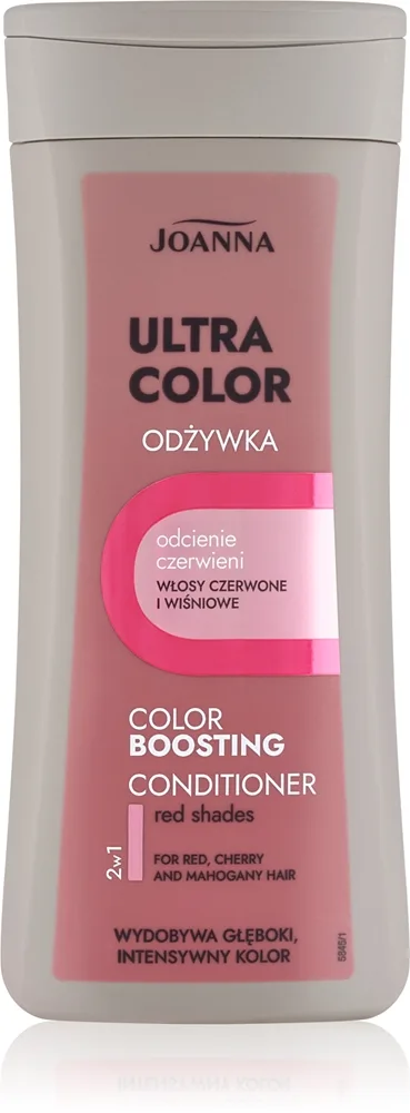 Joanna Ultra Color Boosting Conditioner Färguppfriskande balsam red shades 200 g