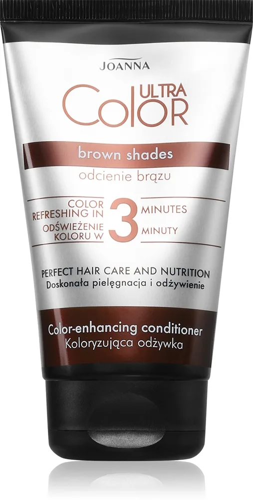 Joanna Ultra Color Brown Shades 3 Minutes Hårmask För bruna hårnyanser 100 g