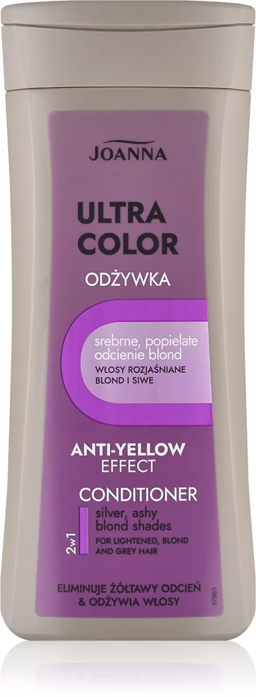 Joanna Ultra Color Fugtgivende og nærende balsam til lyst hår 200 g