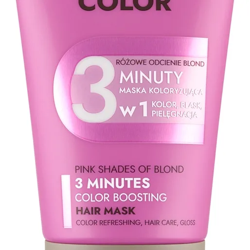 Joanna Ultra Color Pink Shades 3 Minutes sävyttävä hoitoaine sävy Pink 100 ml