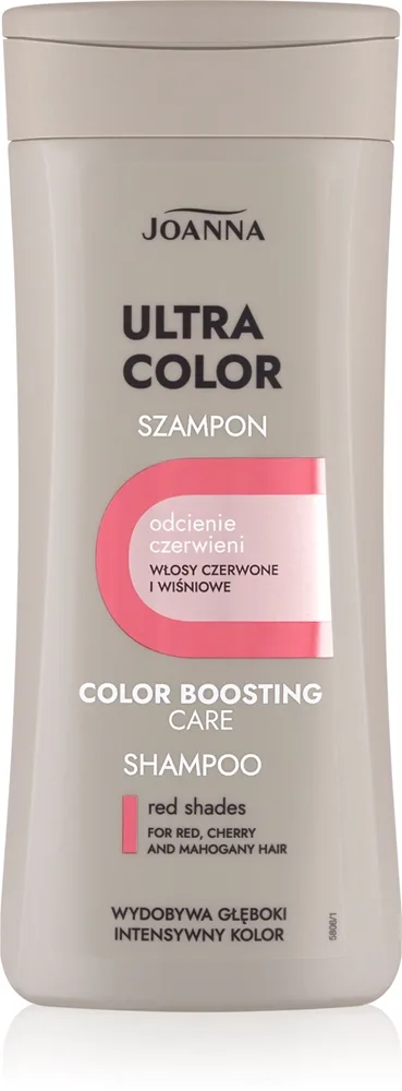Joanna Ultra Color sävyttävä shampoo hiusten punaisiin sävyihin 200 ml