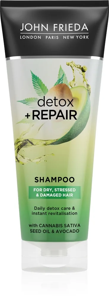 John Frieda Detox & Repair Cleansing Detoxifying Shampoo För skadat hår 250 ml