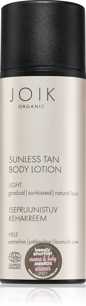 JOIK Joik Organic Sunless Tan Body Lotion Light - Nude - 150 ml