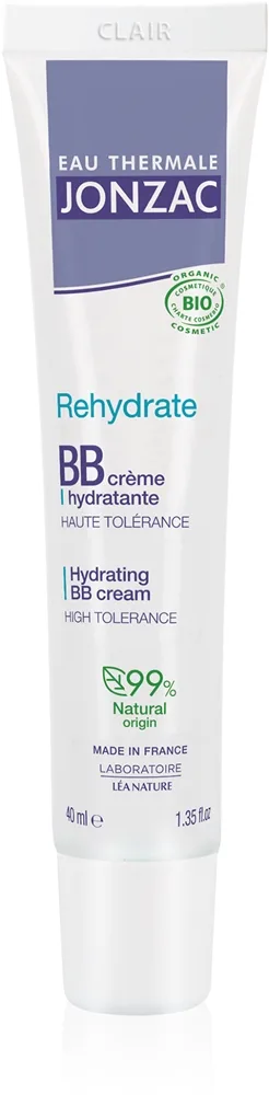 Jonzac Rehydrate BB Cream Fuktgivande BB kräm SPF 10 světlý odstín 40 ml