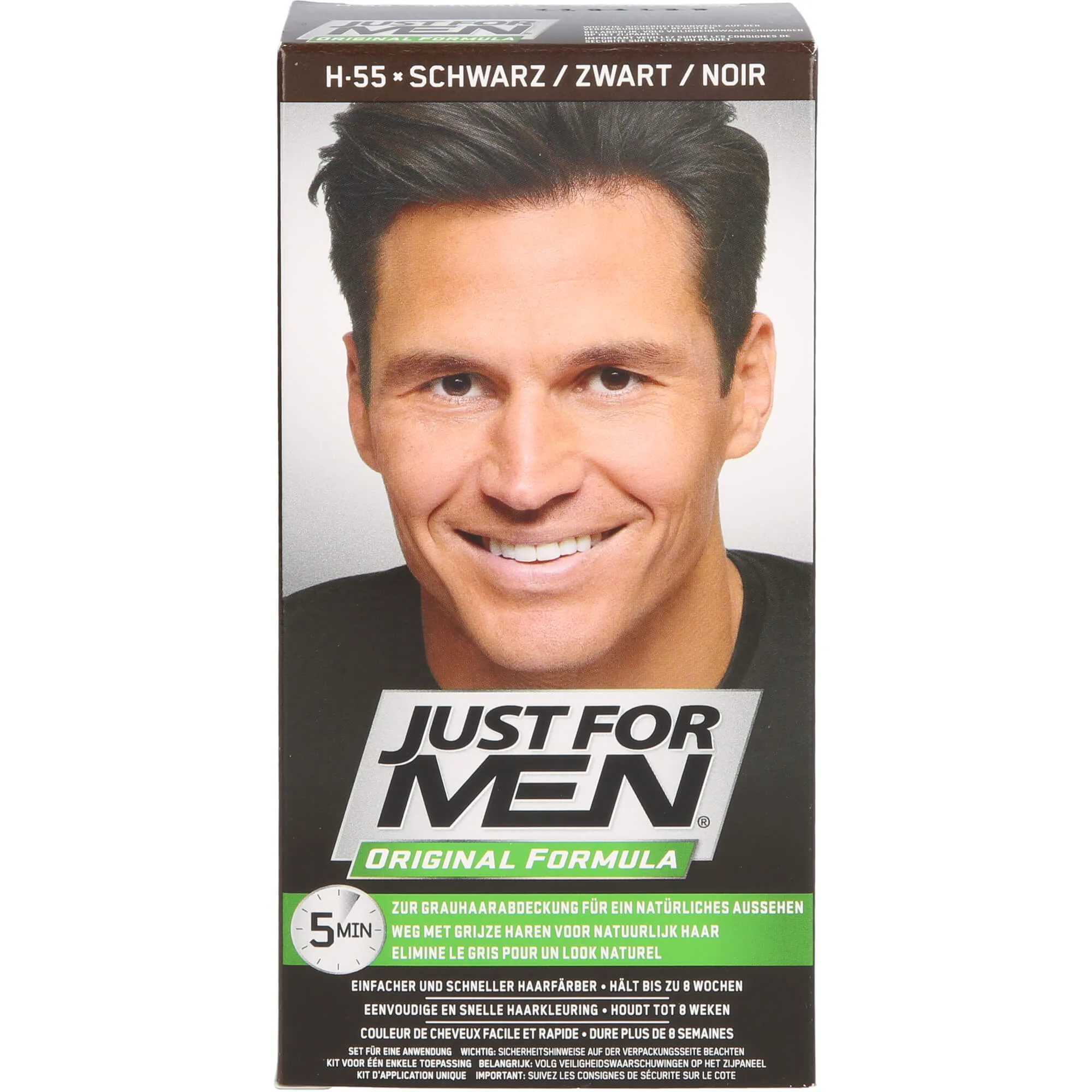 JUST for men Tönungsshampoo schwarz 60 ml Shampoo