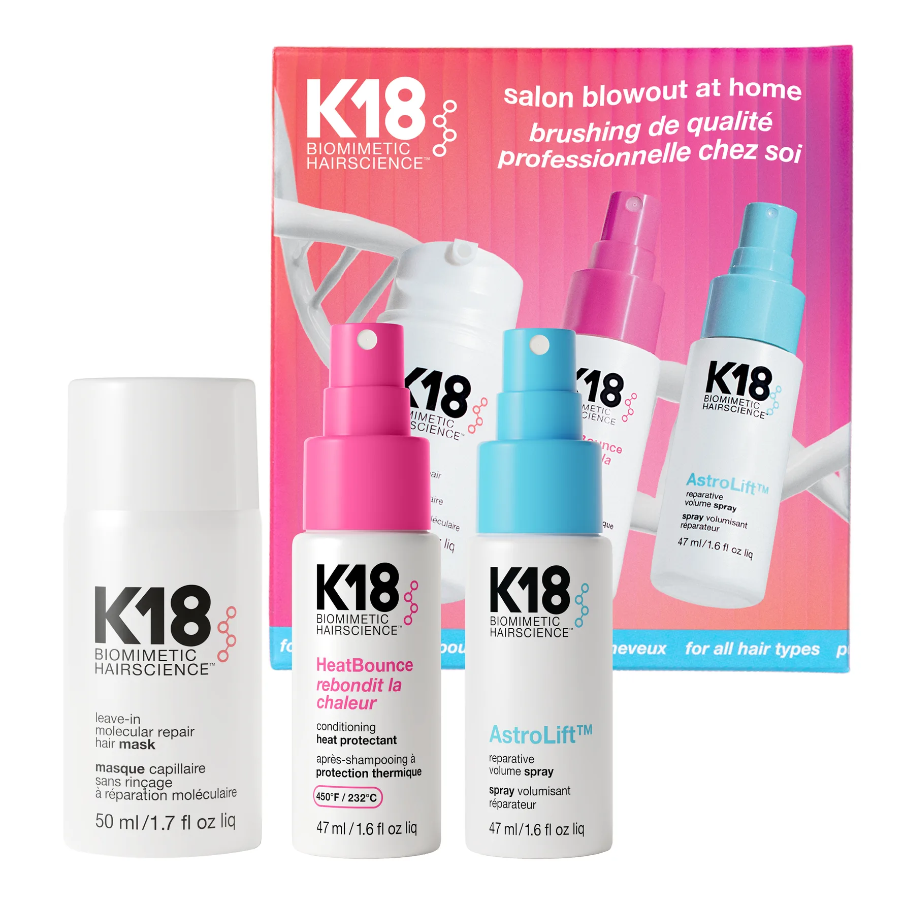 K18 Salon Blowout at Home Kit