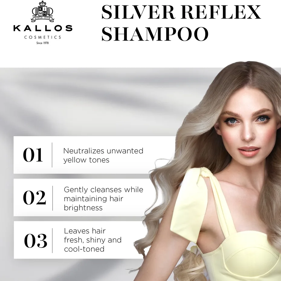 Kallos Kallos Classic Shampoo Til gråt hår 350 ml