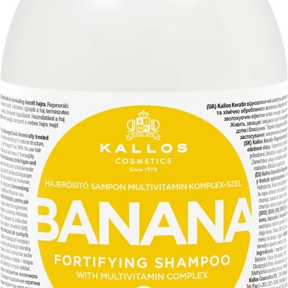 Kallos KJMN Professional Banana Energigivende shampoo 500 ml