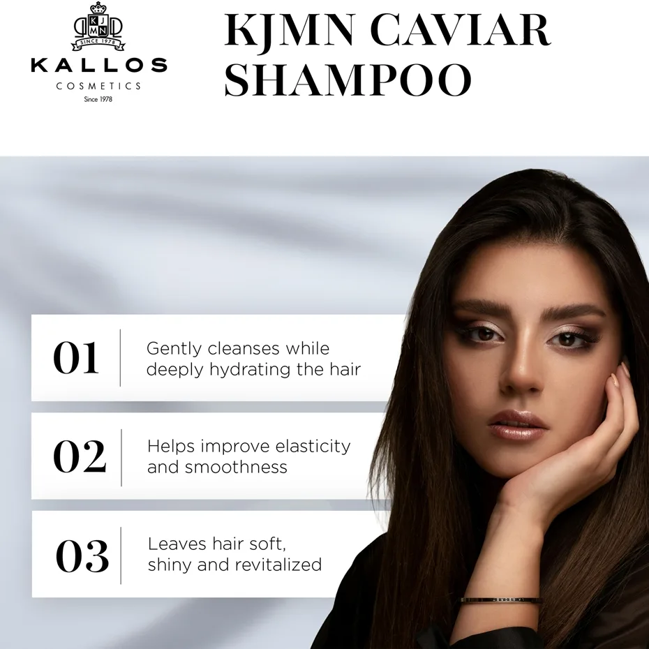 Kallos KJMN Professional Caviar Restorativ shampoo Med kaviar 1000 ml