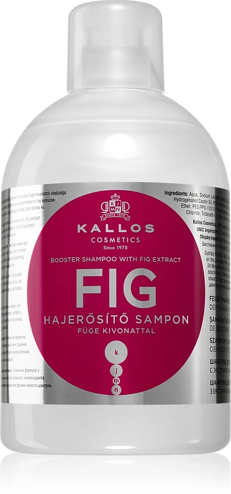 Kallos KJMN Professional Fig Schampo För svagt hår 1000 ml