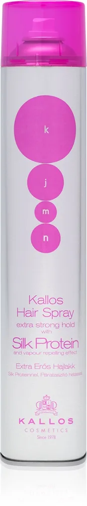 Kallos KJMN Professional Hair Spray hiuslakka erityisen vahva pito 750 ml