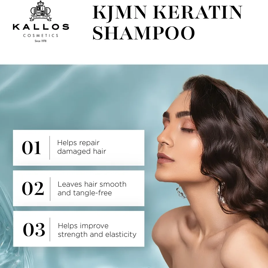 Kallos KJMN Professional Keratin Shampoo Med keratin 1000 ml