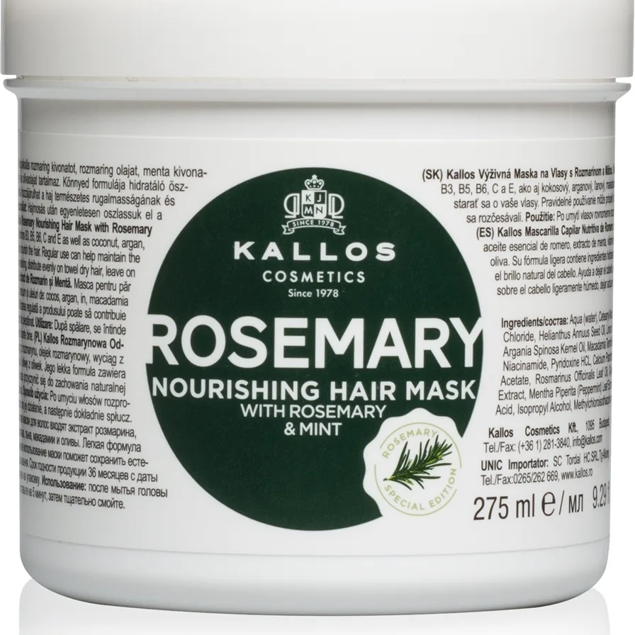 Kallos KJMN Professional Rosemary Hårmask 275 ml