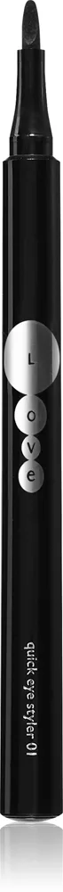 Kallos Love Quick Eye Styler Vattentät marker för ögonen Skugga Black 01 8 g