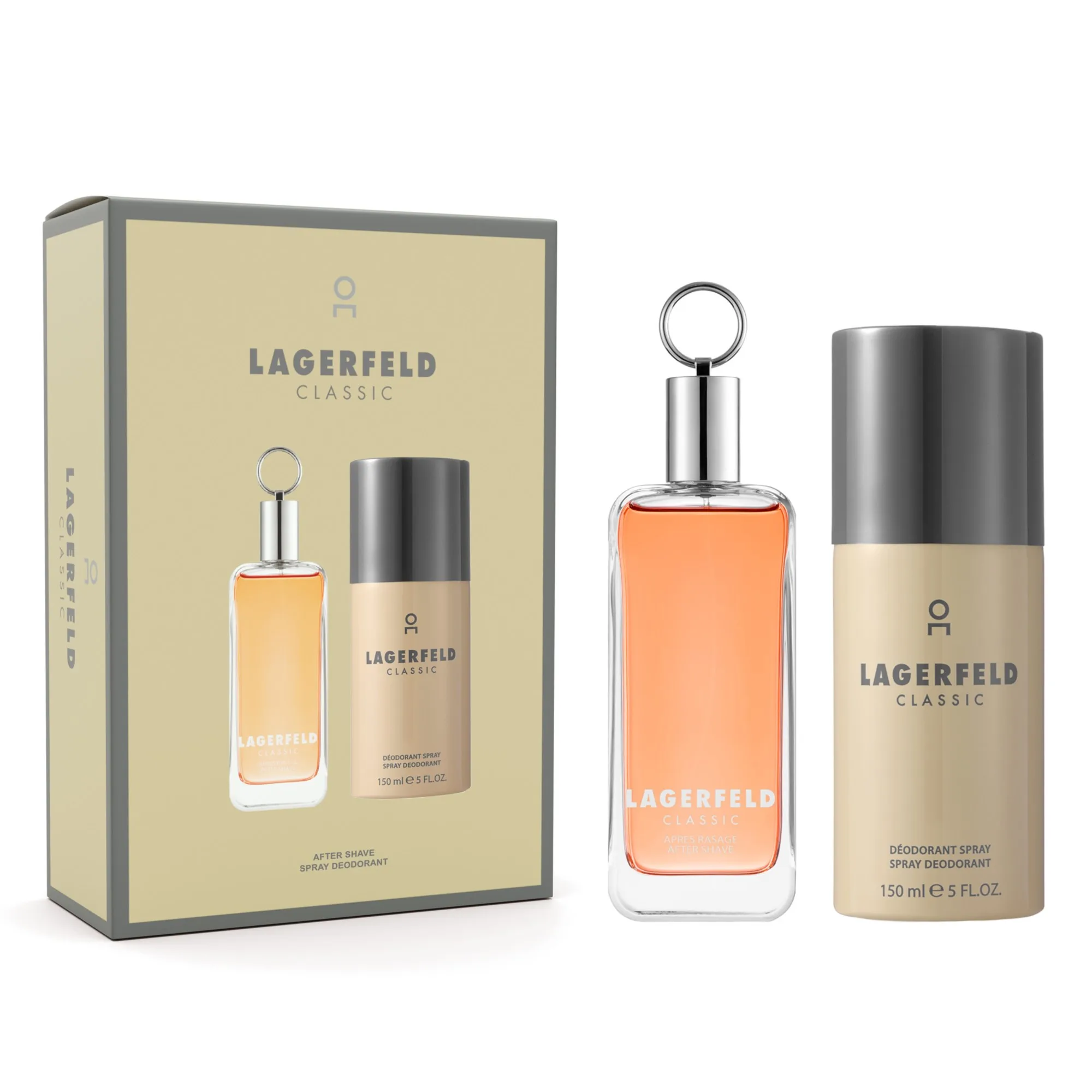 Karl Lagerfeld Gift Set Classic After Shave Lotion 100 ml + Deo Spray 150 ml 0 St.