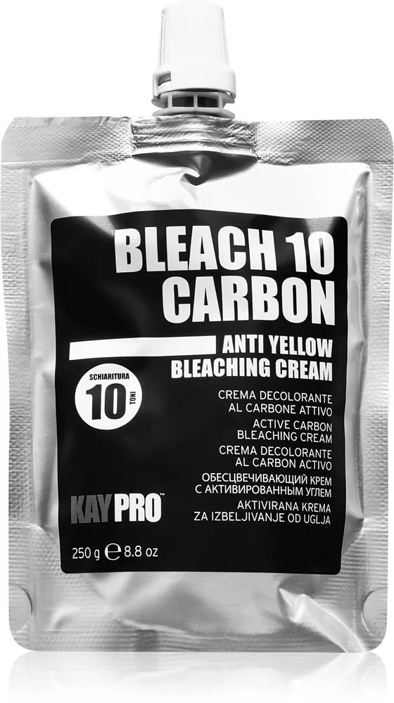 Kaypro Bleach 10 Carbon Anti Yellow Bleaching Cream vaalentava voide hiuksiin 250 g
