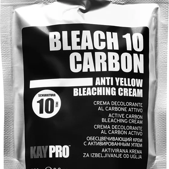 Kaypro Bleach 10 Carbon Anti Yellow Bleaching Cream Lysnende creme til Hår 250 g