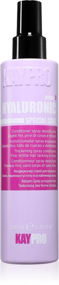 Kaypro Hyaluronic Phase 3 Conditioner hoitoaine hiuksia tuuheuttava 200 ml