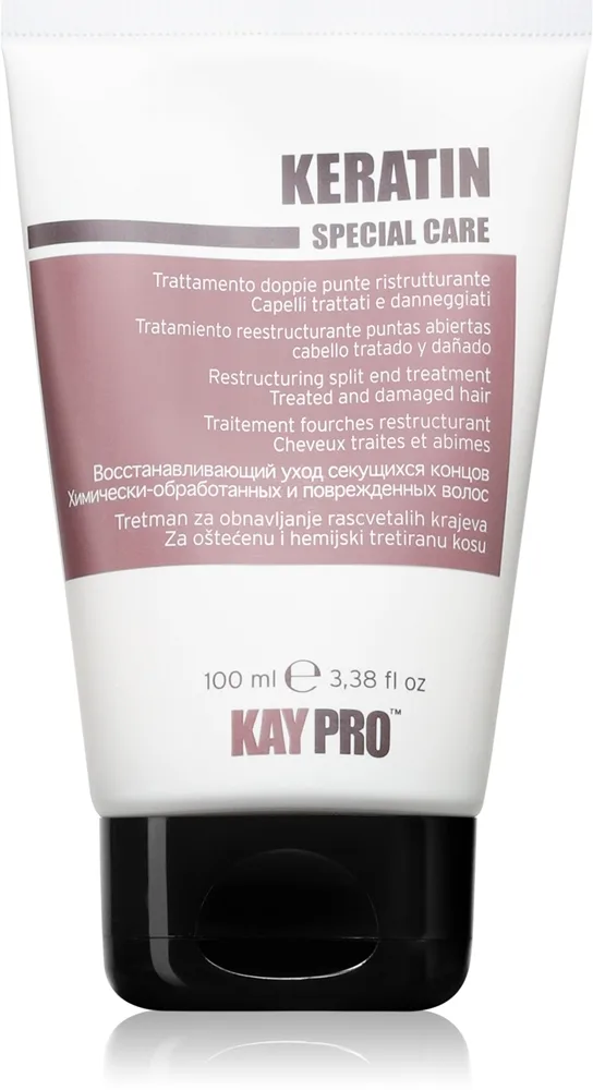 Kaypro Keratin Restructuring Split End Treatment hiustenhoito sisältää keratiinia 100 ml