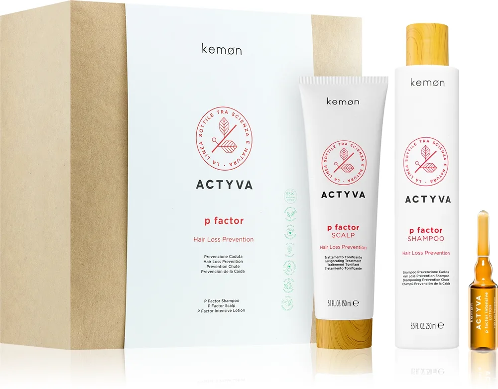 Kemon Actyva P Factor Presentförpackning för hår för Kvinnor
