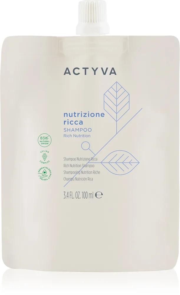 Kemon Group Actyva Nutrizone Ricca ravitseva shampoo hiuksiin 100 ml