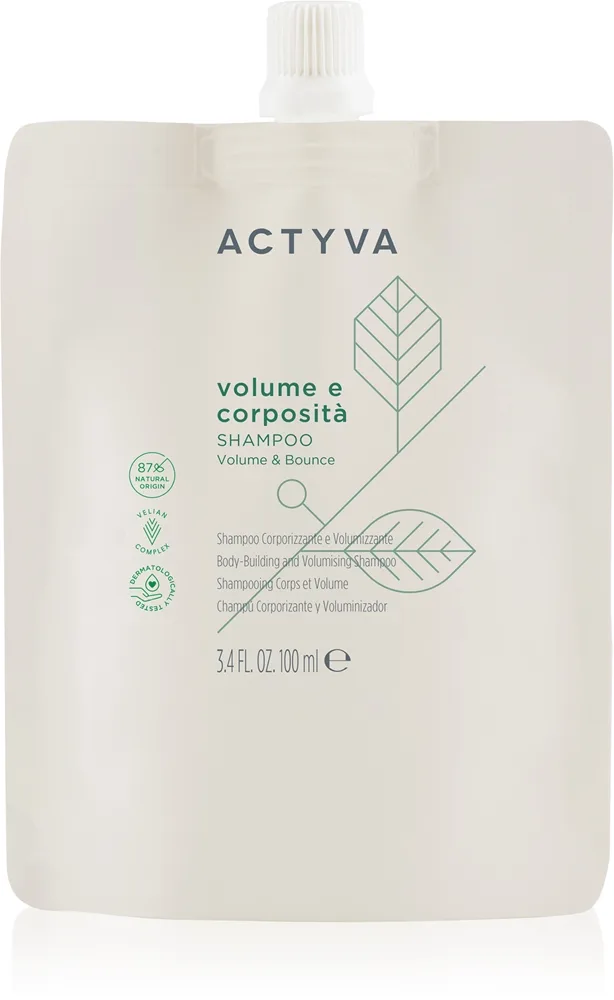 Kemon Group Actyva Volume e Corposità volyymia antava shampoo hennoille hiuksille 100 ml