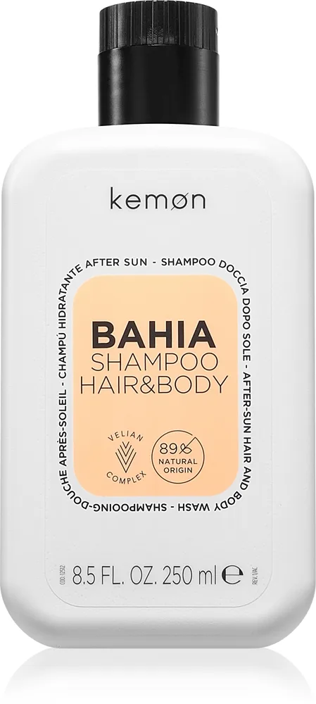 Kemon Group Bahia kosteuttava shampoo hiuksiin ja vartalolle 250 ml