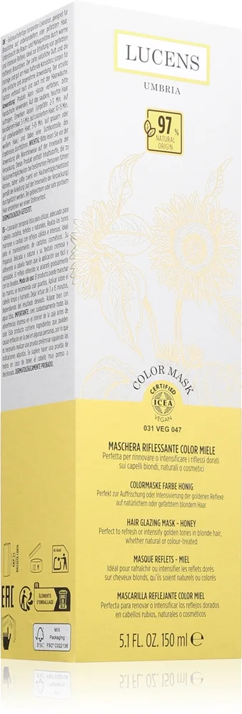 Kemon Group Lucens Umbria farvemaske til Hår Skygge Honey 150 ml