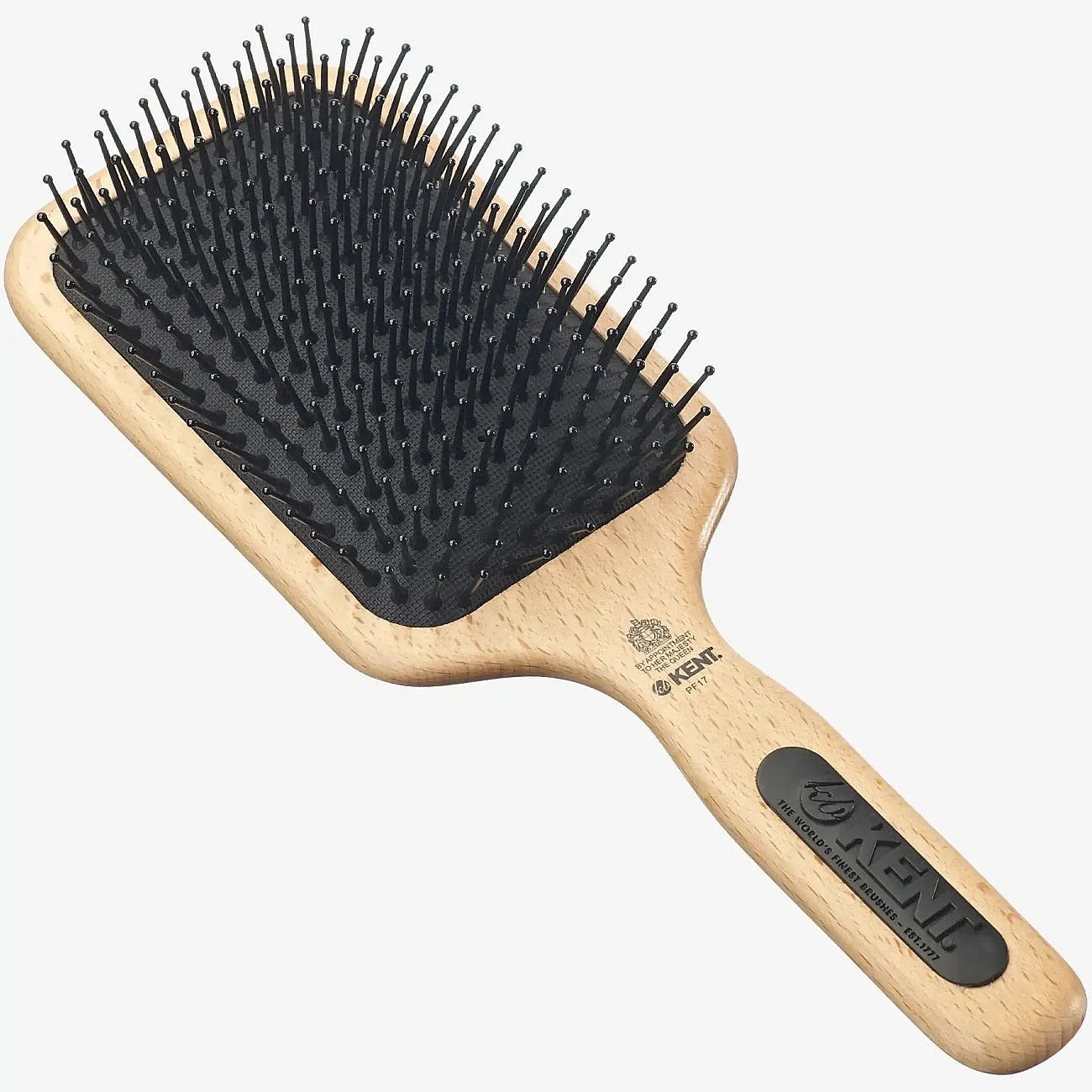Kent Brushes Airhedz Mega-Phine Taming Paddle Brush - Brown - ONE SIZE