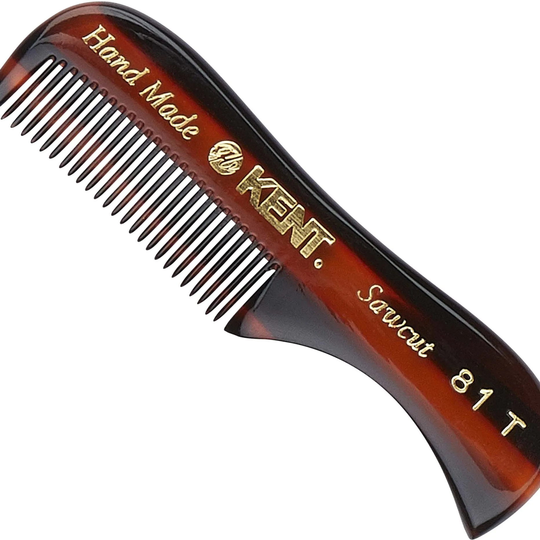 Kent Brushes Extra Small Hand made Mustash Beard Comb