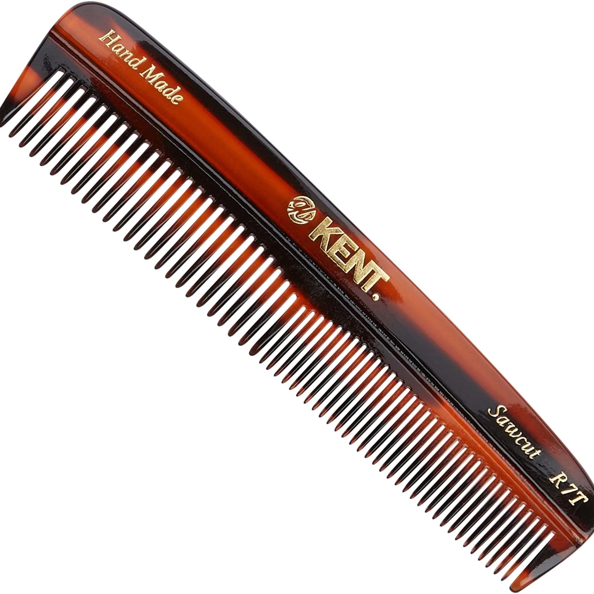 Kent Brushes Handmade Small Fine/Coarse Toothed Pocket Comb
