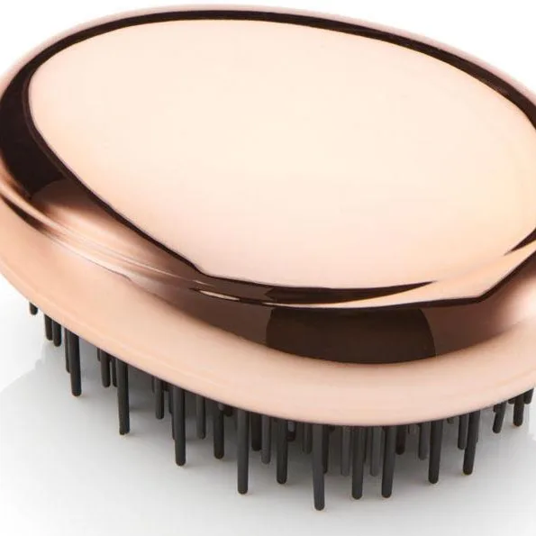 Kent Brushes Pebble Detangling Brush Rose Gold