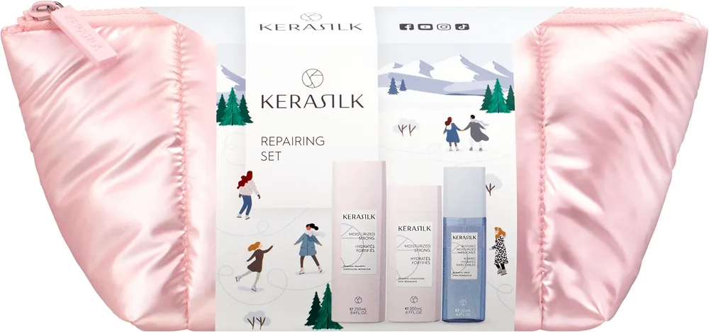 KERASILK Essentials Repairing Set 2026 Presentförpackning för torrt och skadat hår