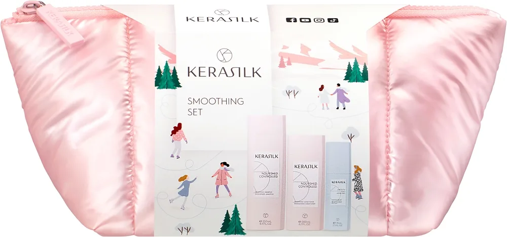 KERASILK Essentials Smoothing Set 2026 Presentförpackning För ostyrigt och krulligt hår