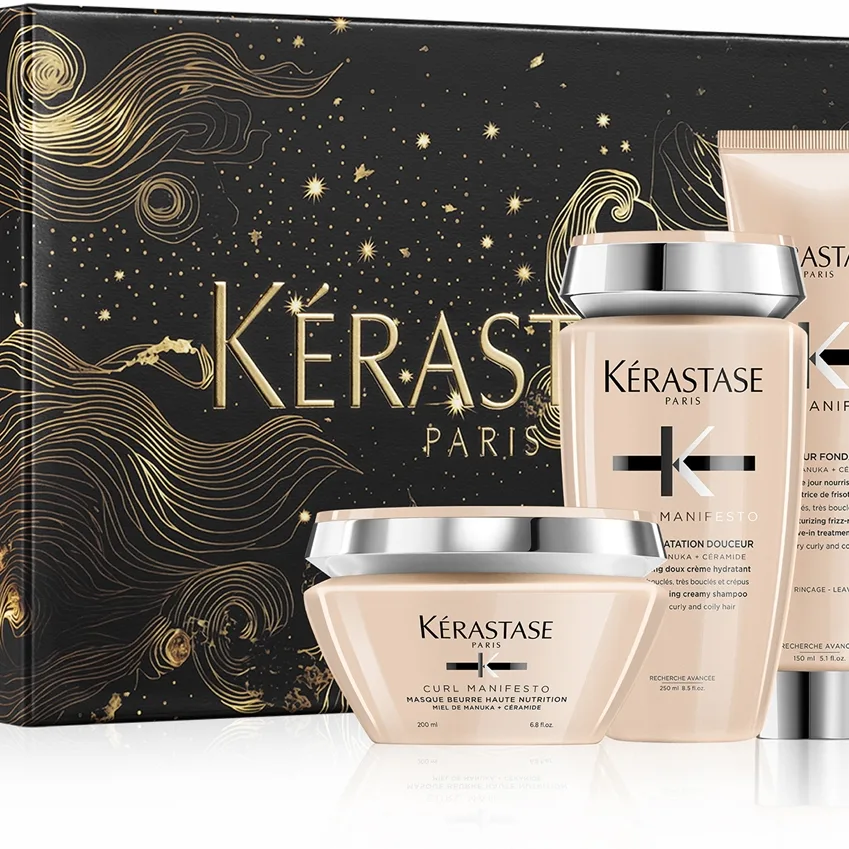Kérastase Curl Manifesto lahjasetti aaltoileville ja kiharille hiuksille