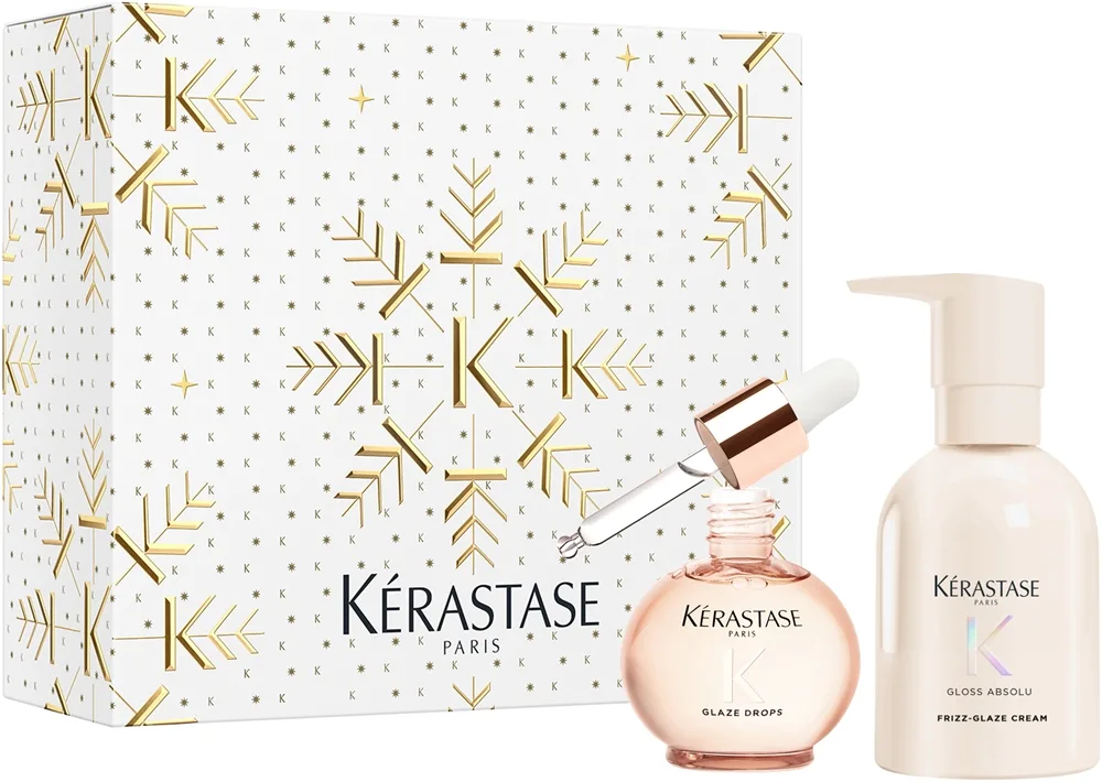 Kérastase Gloss Absolu lahjasetti hiusten kiiltoa ja pehmeyttä lisäävä