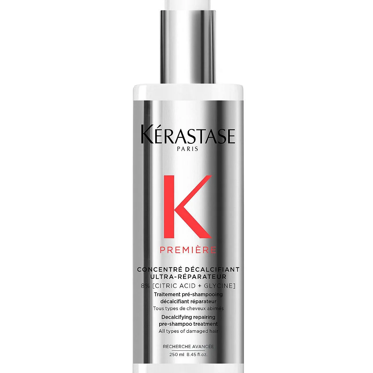 Kérastase Première Concentré Décalcifiant Ultra-Réparateur ennen shampoopesua käytettävä hoito vaurioituneille hiuksille 250 ml