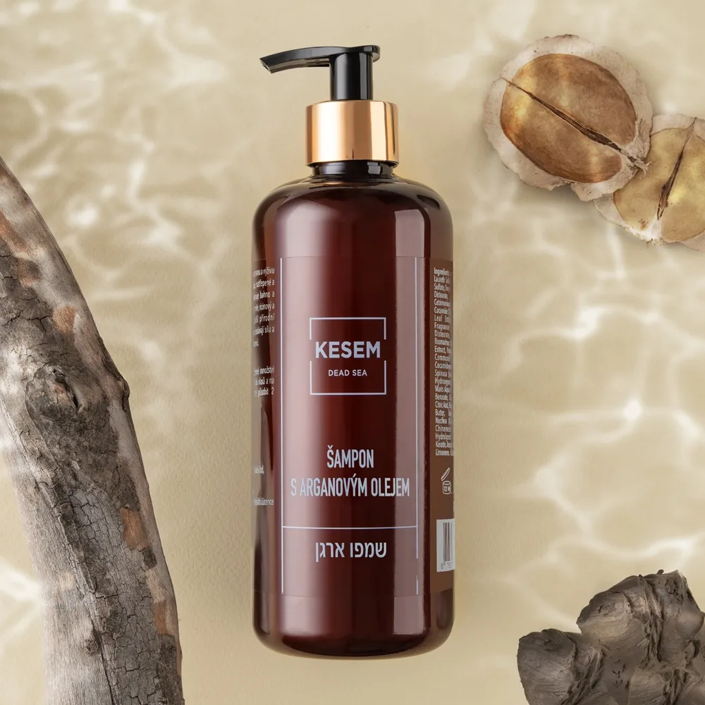 KESEM Argan Shampoo with Dead Sea Minerals Argan Shampoo med mineraler fra det døde hav 500 ml