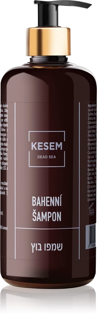 KESEM Dead Sea Mud Shampoo mutashampoo sisältää Kuolleenmeren kivennäisaineita 500 ml