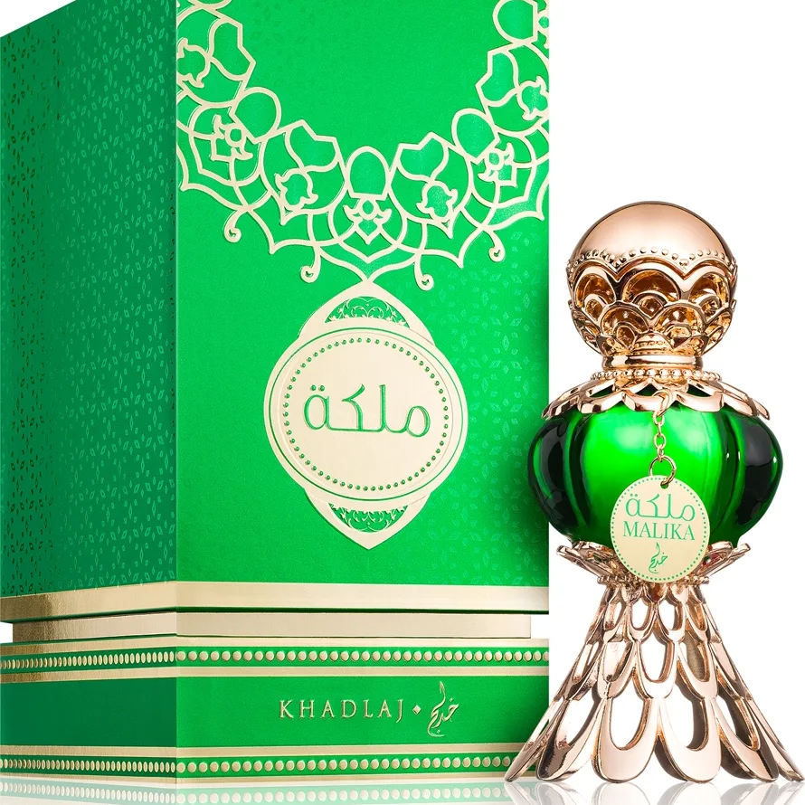 Khadlaj Malika Green parfumeret olie til kvinder 15 ml